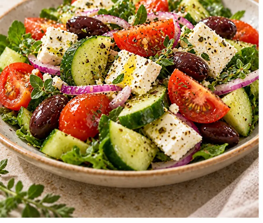 Insalata greca low carb