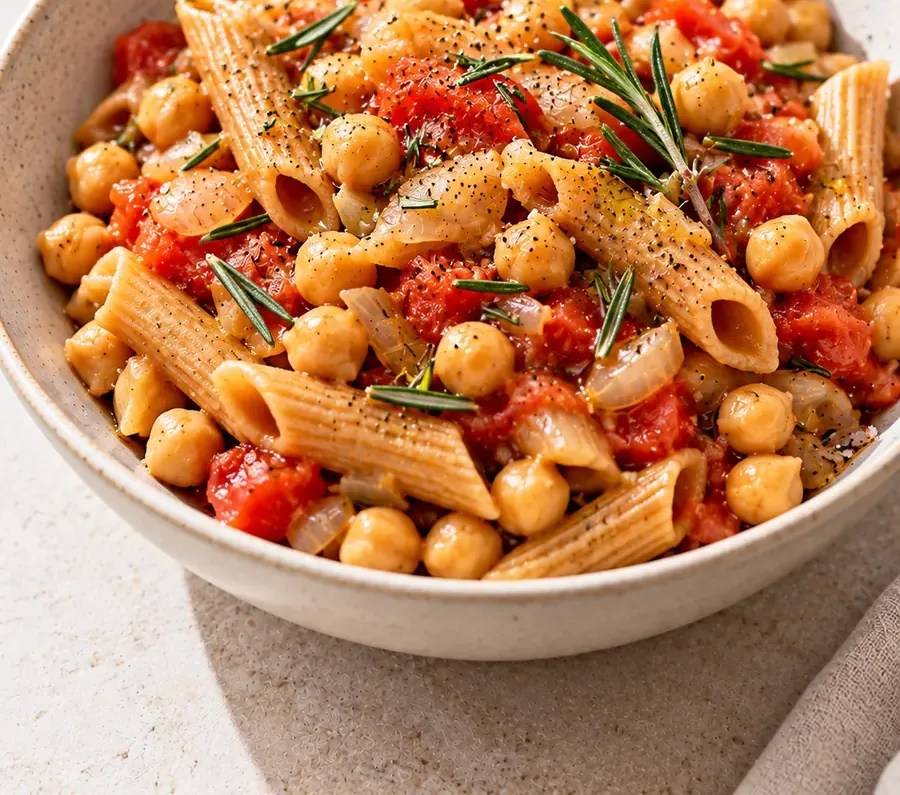 Pasta e ceci leggera