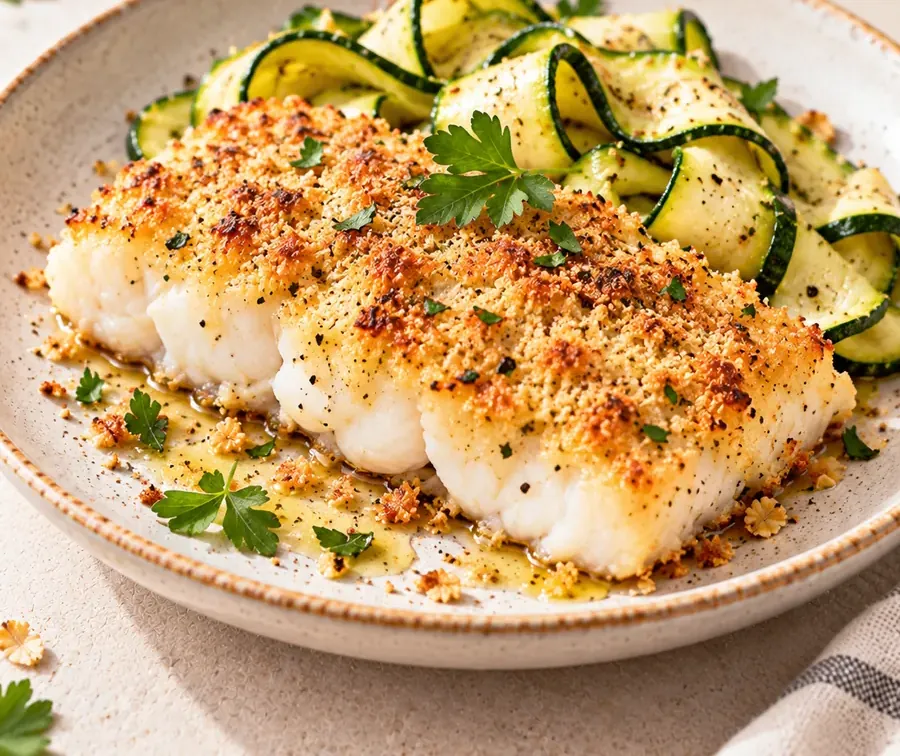 Merluzzo gratinato proteico
