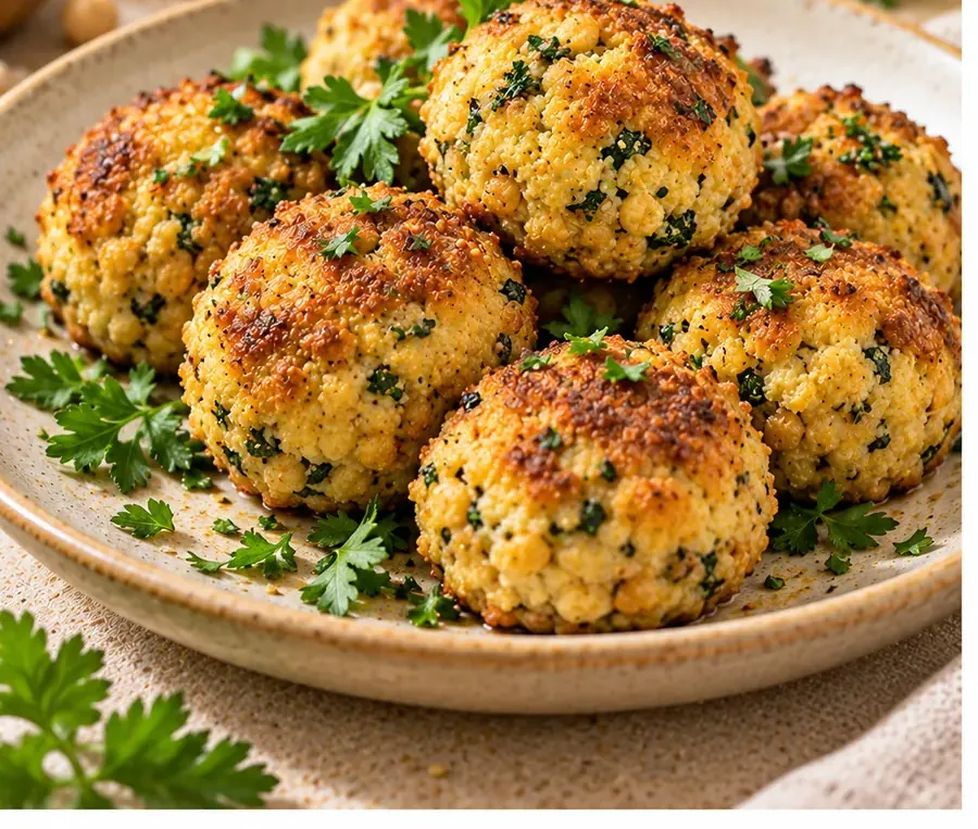 Polpette di ceci e ricotta